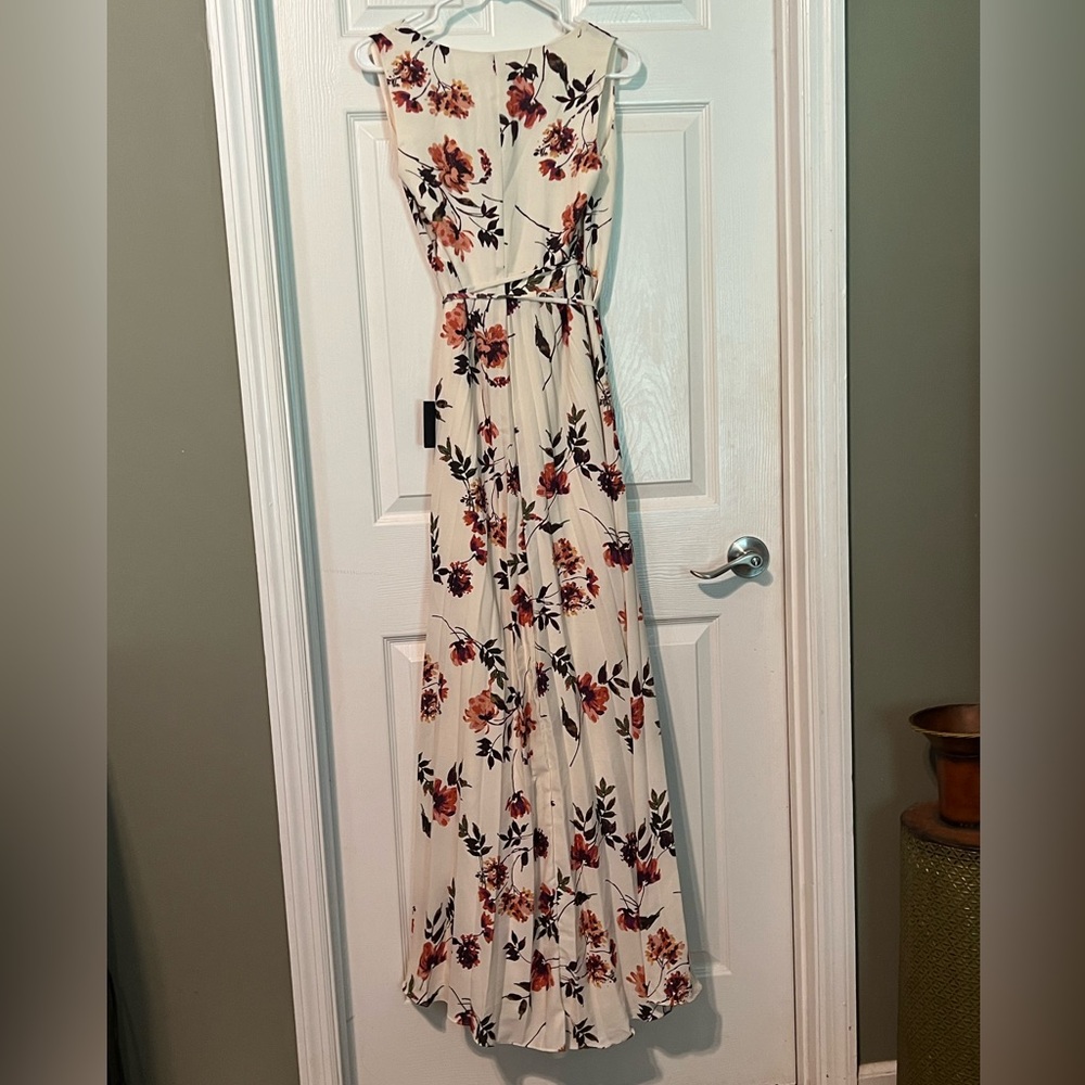 NWT SMALL Lulu’s Floral Maxi Wrap Dress - Picture 4 of 5